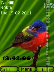 Capture d'écran Birds 05 thème
