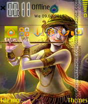 Capture d'écran Lord Krishna 06 thème