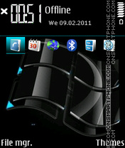 Blackwin tema screenshot