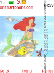 Скриншот темы Little Mermaid full theme