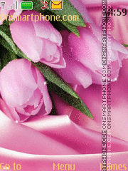 Скриншот темы Pink Tulips