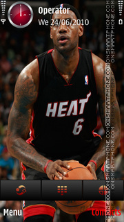 Скриншот темы King james miami by di_stef