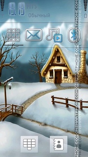 Lovely Winter tema screenshot