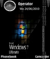Capture d'écran Windows 7 ultimate thème