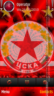 Скриншот темы CSKA