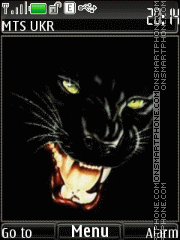 Panther animated tema screenshot