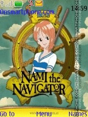 Capture d'écran Nami One Piece thème