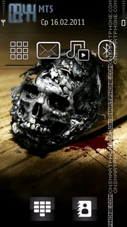 Skull 2012 tema screenshot