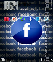Facebook 04 es el tema de pantalla