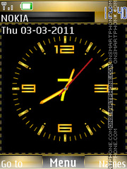 Golden Clock es el tema de pantalla