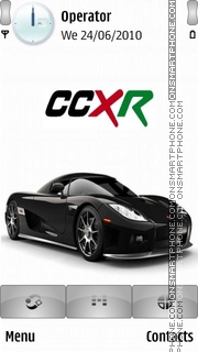 Скриншот темы Koenigsegg ccxr