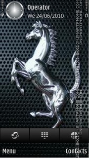 Capture d'écran Ferrari-Chrome thème