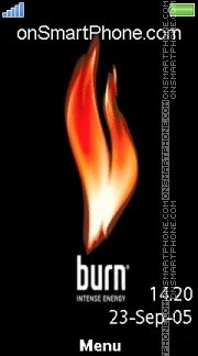 Скриншот темы Burn 04