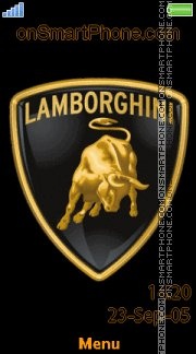 Скриншот темы Lamborghini Gallardo 06