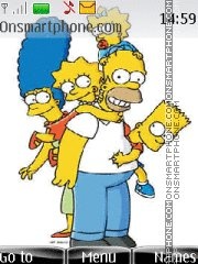 Capture d'écran Simpsons thème