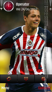 Скриншот темы Chicharito chivas by di_stef