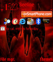 Dark Angel tema screenshot