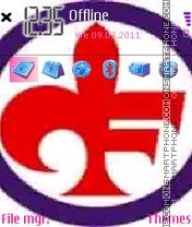 Скриншот темы Fiorentina 4