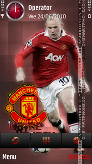 Скриншот темы Rooney mufc 10 by di_stef