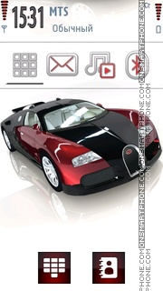 Capture d'écran Bugatti Veyron 13 thème
