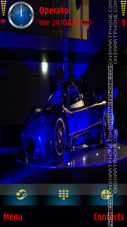 Zonda R Neon tema screenshot
