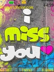 Скриншот темы I Miss You 14