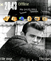 James Dean theme screenshot