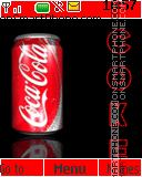 Скриншот темы Animated Coca-Cola
