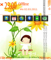 Lovely Kid tema screenshot