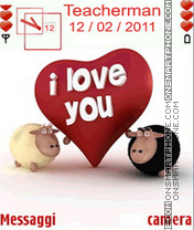 Happy Valentine tema screenshot