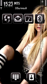 Avril Lavingne tema screenshot