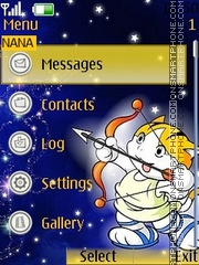 Kitten Clock tema screenshot