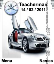 Mercedes SLR theme screenshot