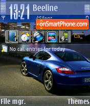 Porsche E61 theme screenshot