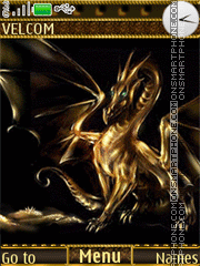 Dragon Animation tema screenshot