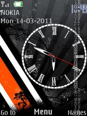 O.B.W.Clock es el tema de pantalla