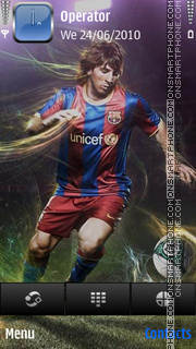 Messi by di_stef tema screenshot