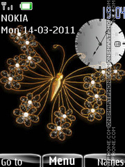 Butterfly tema screenshot