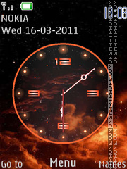 O.R. Clock tema screenshot