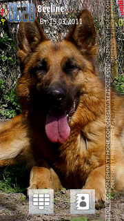 German Shepherd tema screenshot