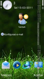 Скриншот темы Grass HD II