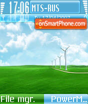 Clean Planet tema screenshot