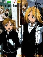 Edward elric by mimiko theme screenshot