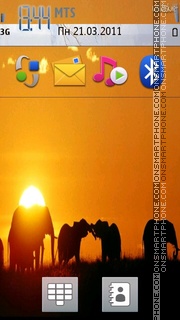 Скриншот темы Elephant