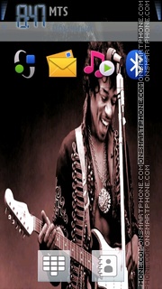 Jimi Hendrix Theme-Screenshot