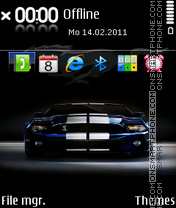 Mustang 25 tema screenshot