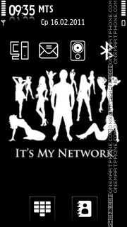 Скриншот темы My Network 02