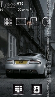 Silver Car 02 tema screenshot