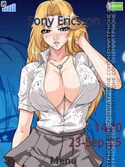 Capture d'écran Girl Bleach thème