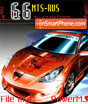 Tuning Auto tema screenshot